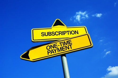 subscription software pricing