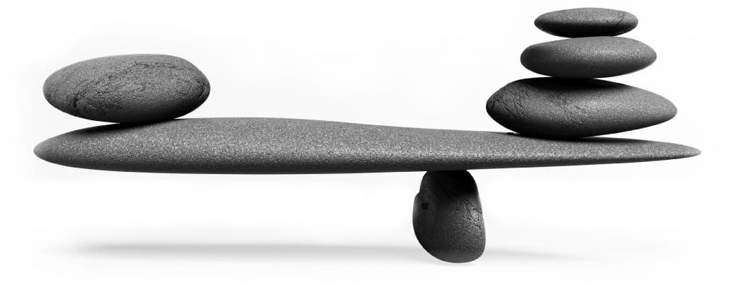 balance between stones