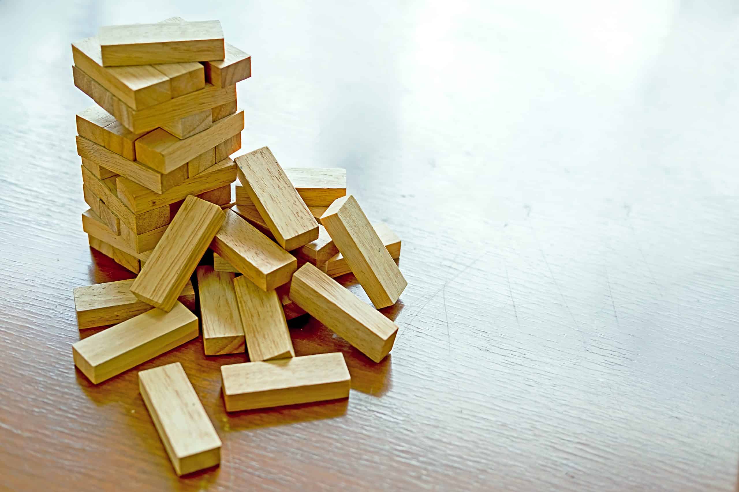 b2b pricing during crisis - jenga tower example